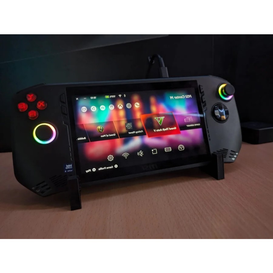 3D Custom Stand Holder Console MSI CLAW / MSI CLAW Stand / Dudukan MSI CLAW / Docking MSI CLAW