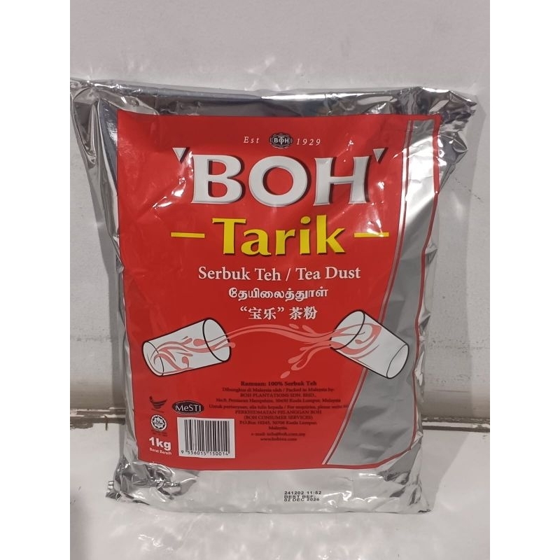 

BOH TARIK Serbuk Teh / Tea Dust 1kg Malay