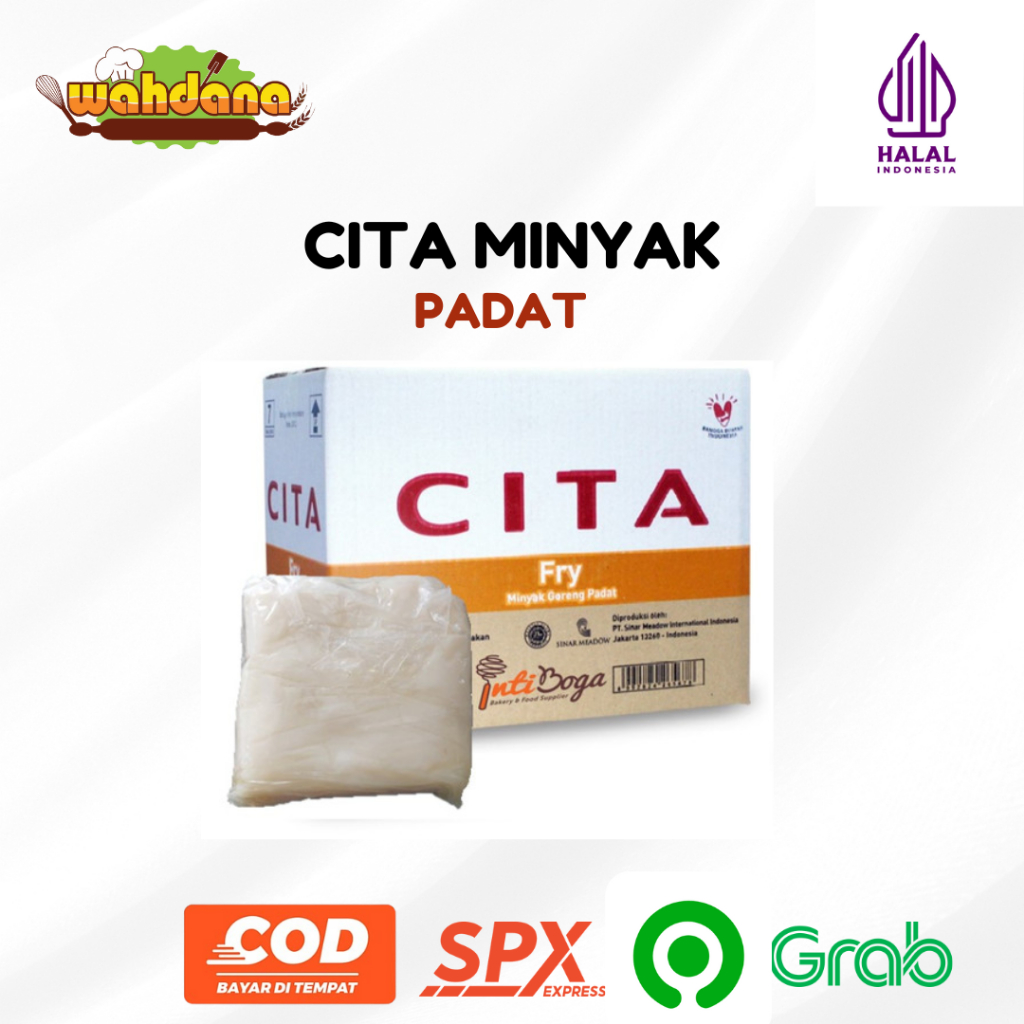 

Minyak Padat 1kg, 500gr Goreng Cita Fry Donat Repack