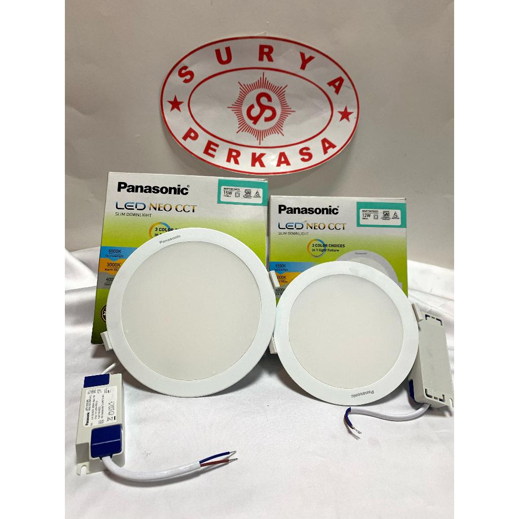 Surya Perkasa Panasonic Lampu Led Downlight Panasonic NEO CCT SLIM 3 WARNA