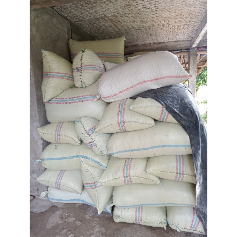 Qweena1 Pakan Kangkung Kering 28 Kg (Satu Karung)/Gadul/Rendeng Kangkung Buat Pakan Kambing