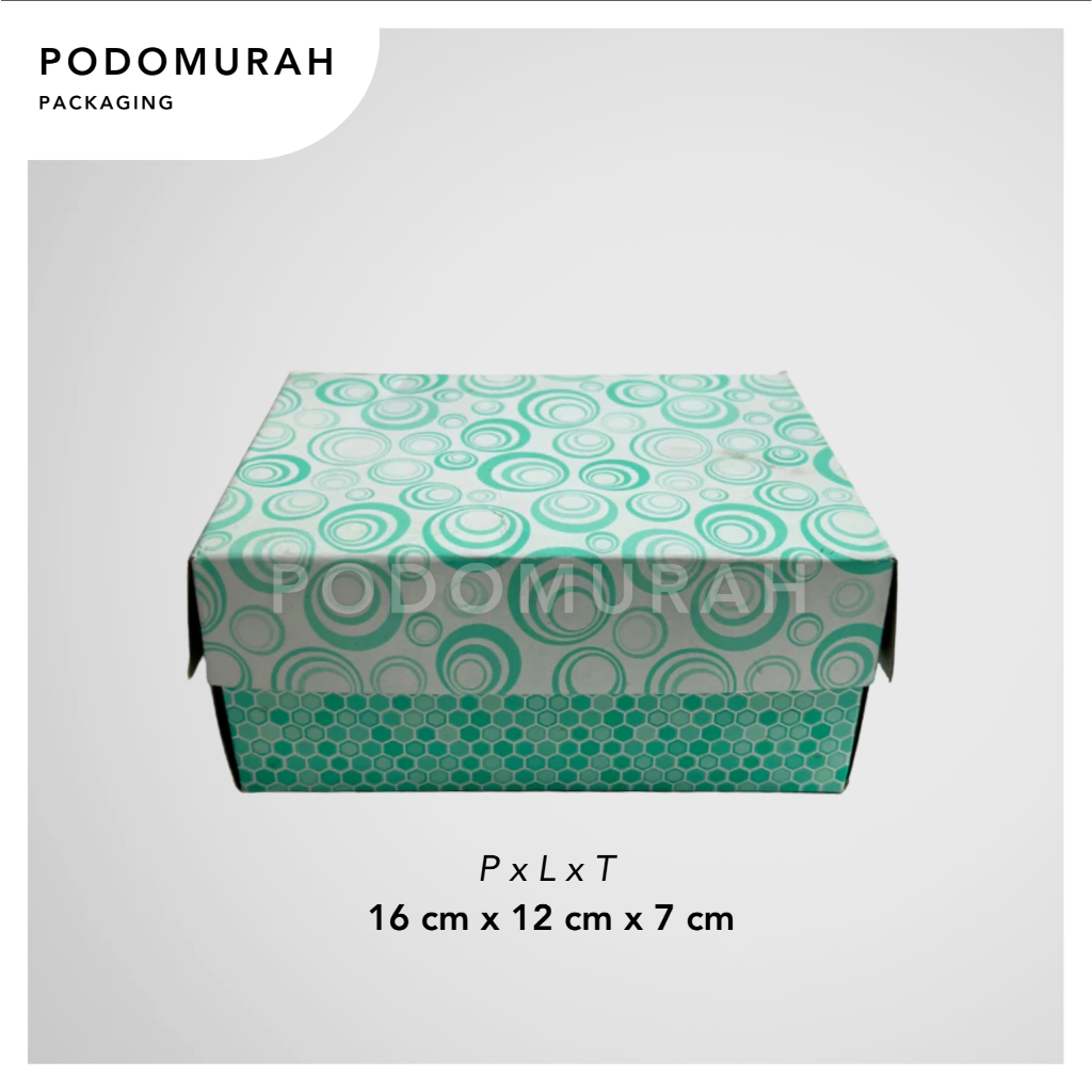 

Dus Aqua B 16x12x7 / Box Makanan Elegan Motif Tosca Cantik / Lunch Box / Catering /Jajanan Pasar