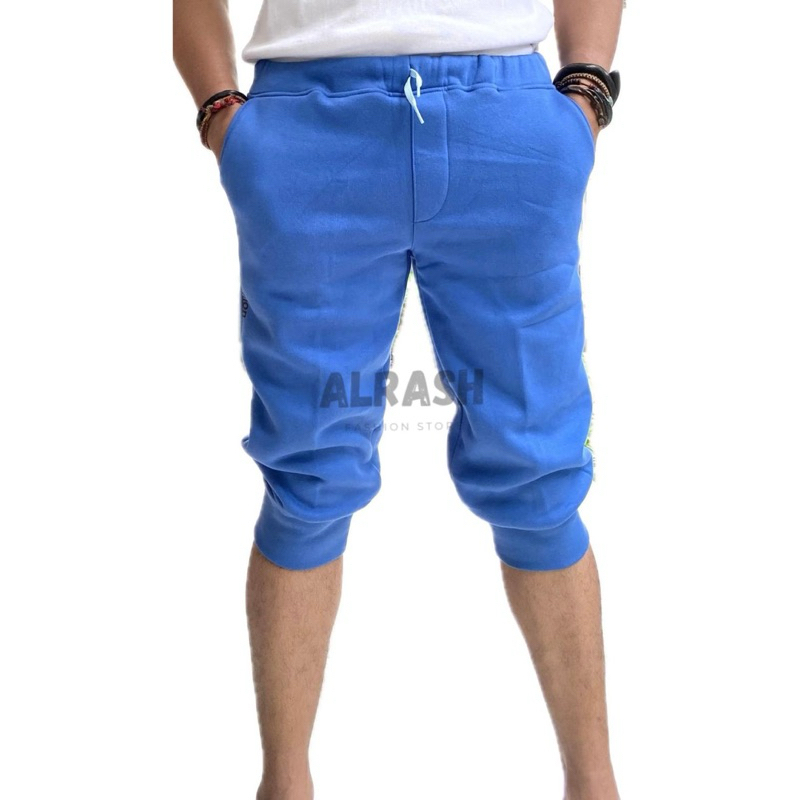 ALRASH | CELANA PRIA DAN WANITA | CELANA JOGGER KATUN FLEECE PREMIUM | CELANA JOGGER 3/4 CEWEK ATAU 