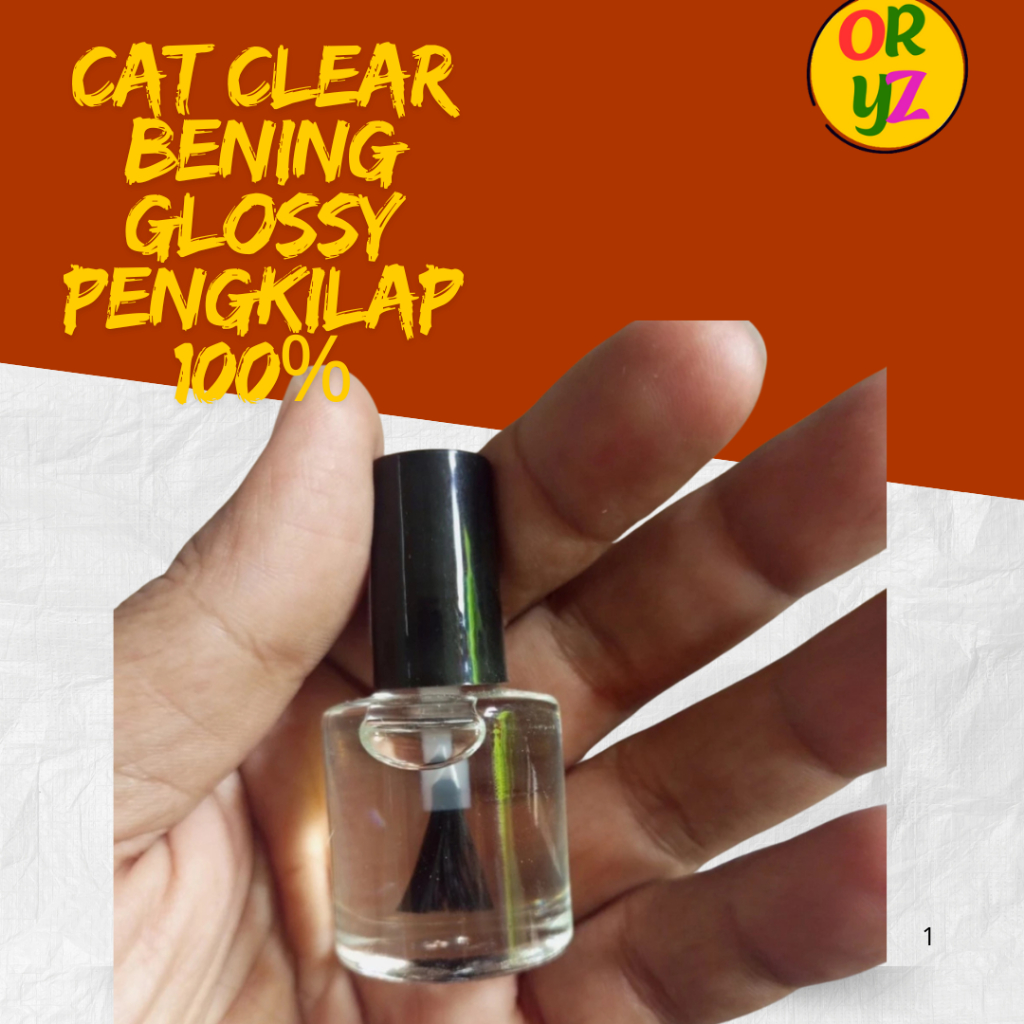 Cat Clear Bening Glossy Pengkilap 100% Pengilang Baret Lecet Mobil Motor Jadi Mengkilat