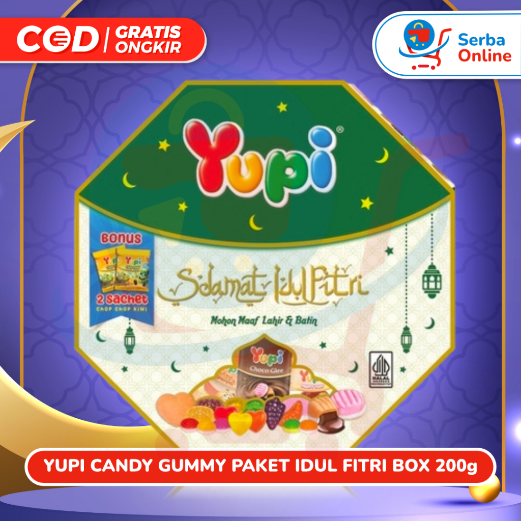 

YUPI CANDY GUMMY PAKET IDUL FITRI BOX 200g