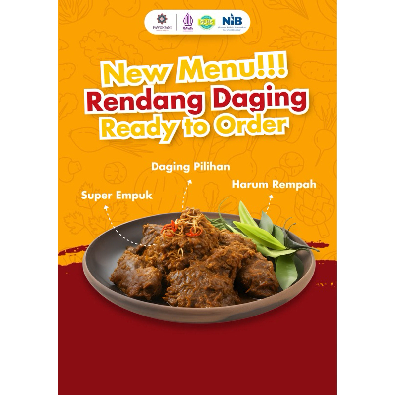 

Rendang Daging // Rendang Asli Padang // Rendang frozen // Rendang Instan // Pawonjani Catering