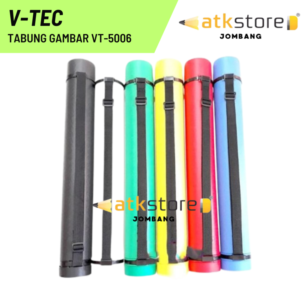 

V-TEC Tabung Gambar 108 X 8.5 cm VT-5006 CLR / Drafting Tube Warna 8.5cm Kulit Jeruk Warna