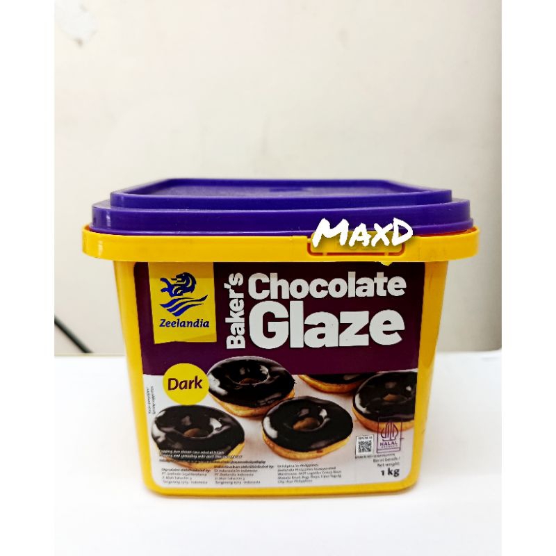 

Baker's Chocolate Glaze Dark Zeelandia 1kg