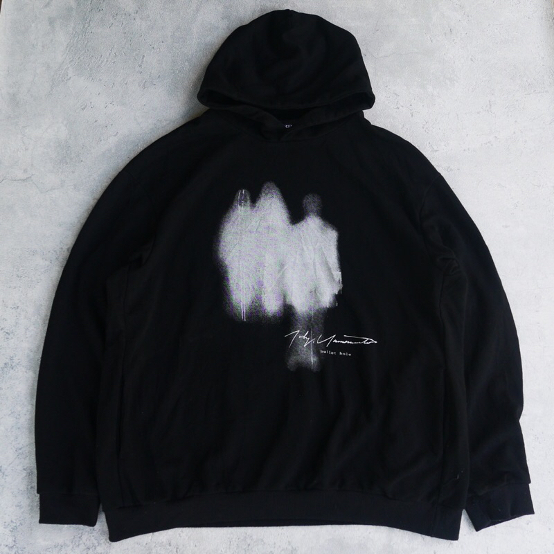 Yohji Yamamoto Black Hoodie Siloed Style