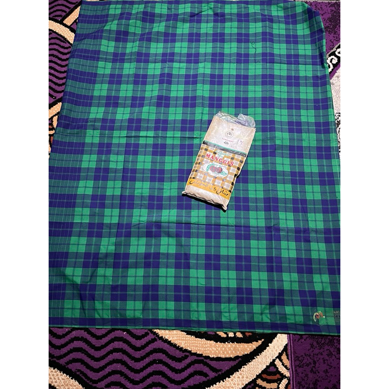sarung jadulan tjap manggis taun 80 an ori CVC motif KDT like new preloved