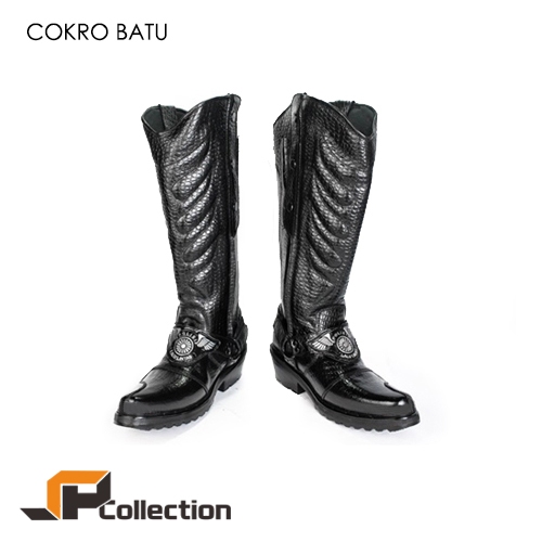 TUNGGANG COKRO BATU POLANTAS Sepatu Polisi Lalu Lintas Polantas Patwal BM Kulit ASLI