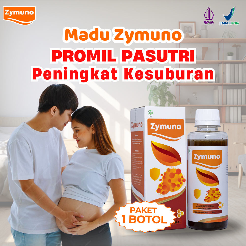 Zymuno Original Madu Multivitamin & Promil Untuk Pasutri (Paket 1 Botol)