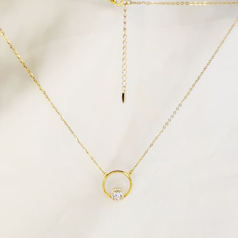 Xuping Kalung Emas 18K Ring Permata