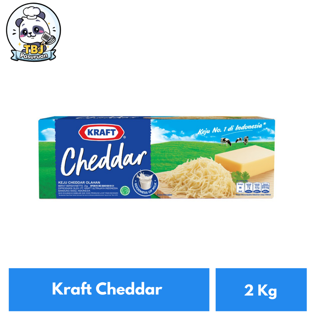 

Kraft Cheddar Kemasan 2 Kg