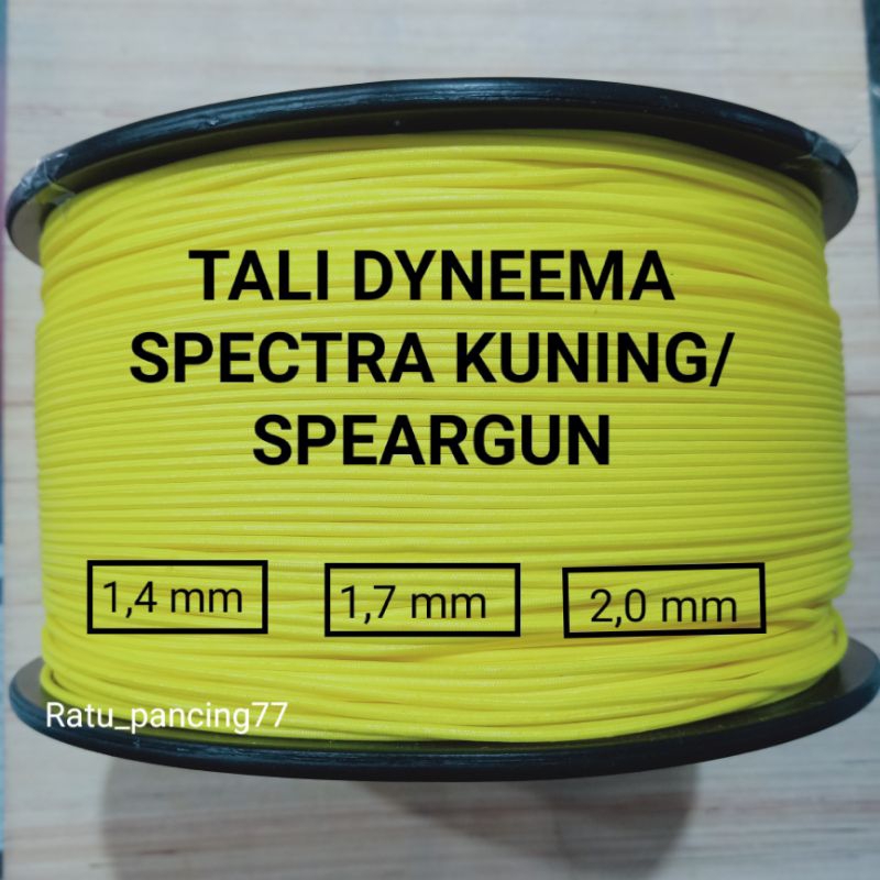 TALI DYNEEMA SPECTRA KUNING/ SPEARGUN KAKU