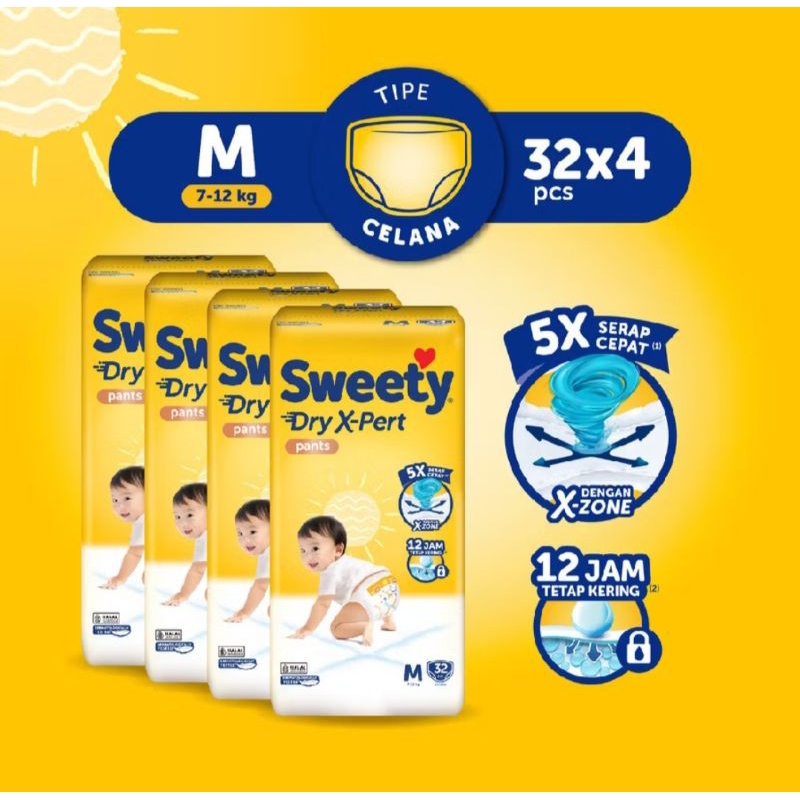 Sweety dry X-pert m32 1KARTON/4BALL