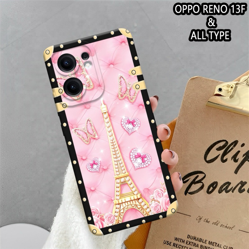 (FA-01) OPPO RENO 13F TERBARU Silicon Procamera Case New Silicon - Cassing HP - Soft Case Anti Slip 