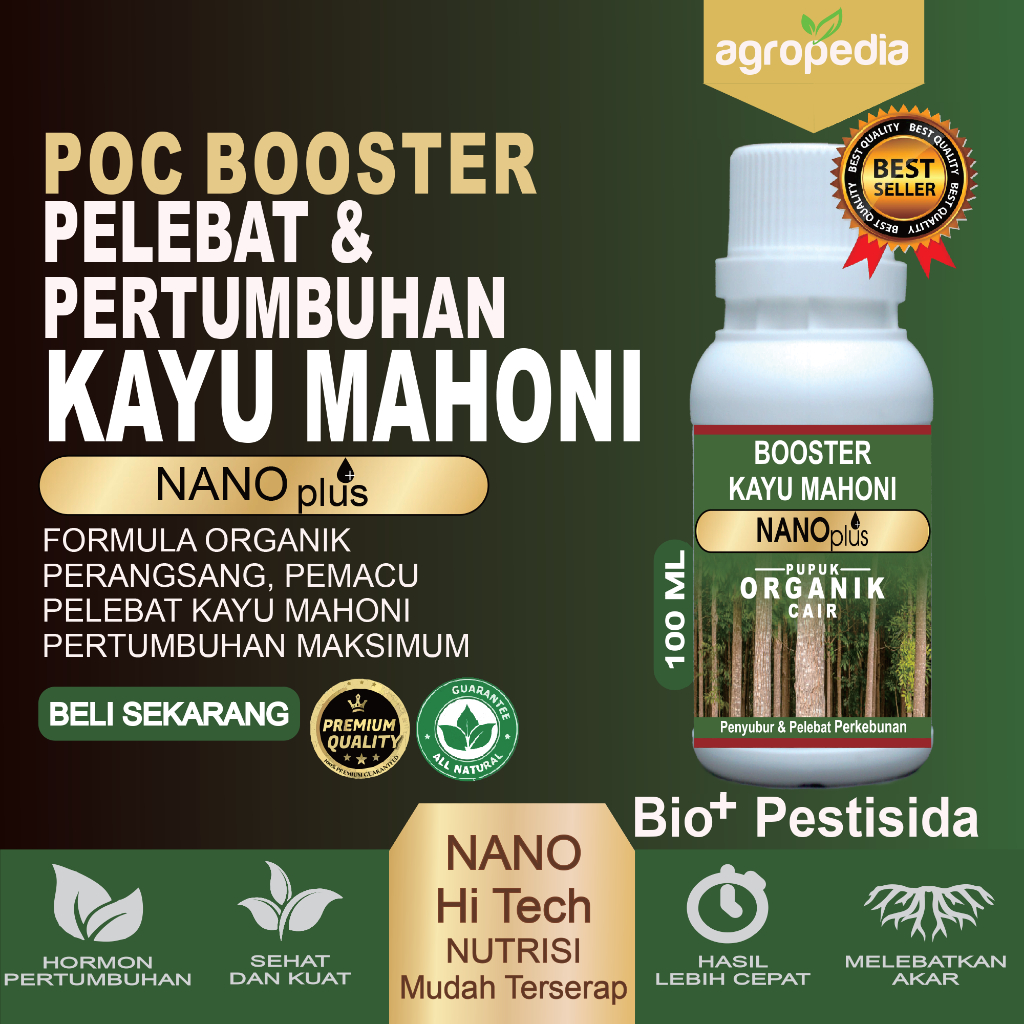 AMINO BOOSTER Pupuk Pohon Mahoni, Perangsang Pohon Mahoni Cepat Besar, Pupuk Penyubur Pohon Tebu, Pe