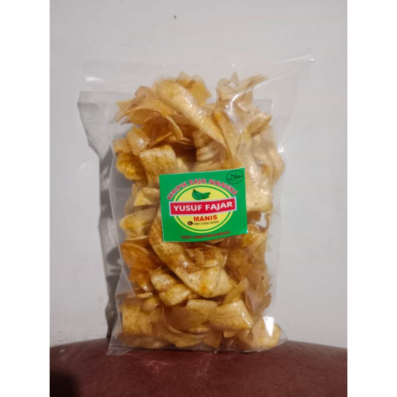 

Kripik Pisang Raja nangka 100% gula asli