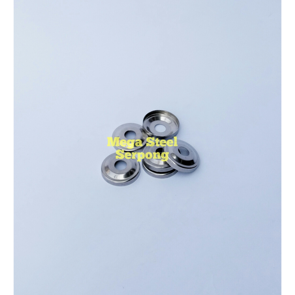 Tutup Pipa Ring Bulat Stainless 3/4 Inch 304