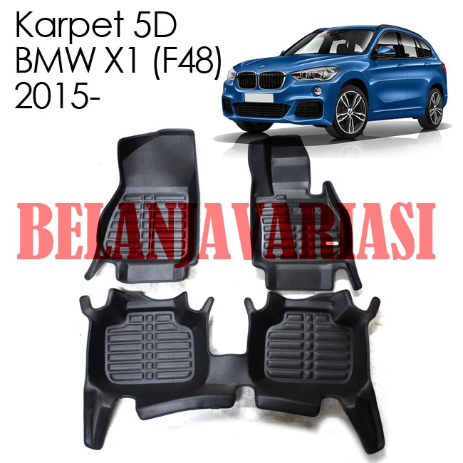 Karpet Mobil 5D BMW X1 F48 2016 - 2022 Mat 5D Daytona Car Mat