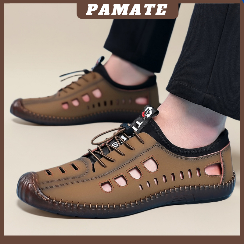 sepatu sandal pria casual sepatu casual pria sepatu kulit asli pria original sandal