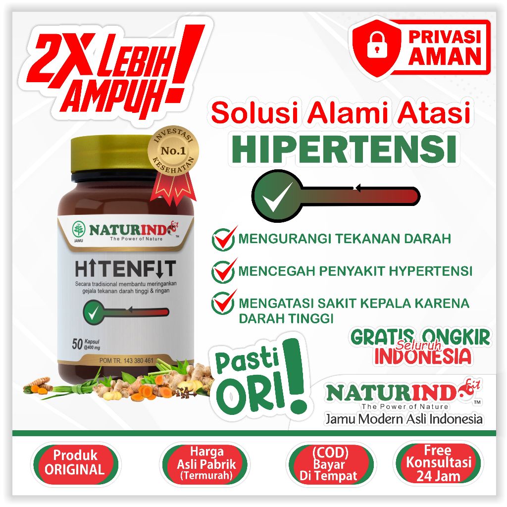 HITENFIT HERBAL DARAH TINGGI OBAT DARAH TINGGI HERBAL DARAH TINGGI HIPERTENSI PENURUN DARAH TINGGI J