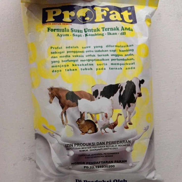 Profat susu pengganti ayam, sapi, kambing 1 kg
