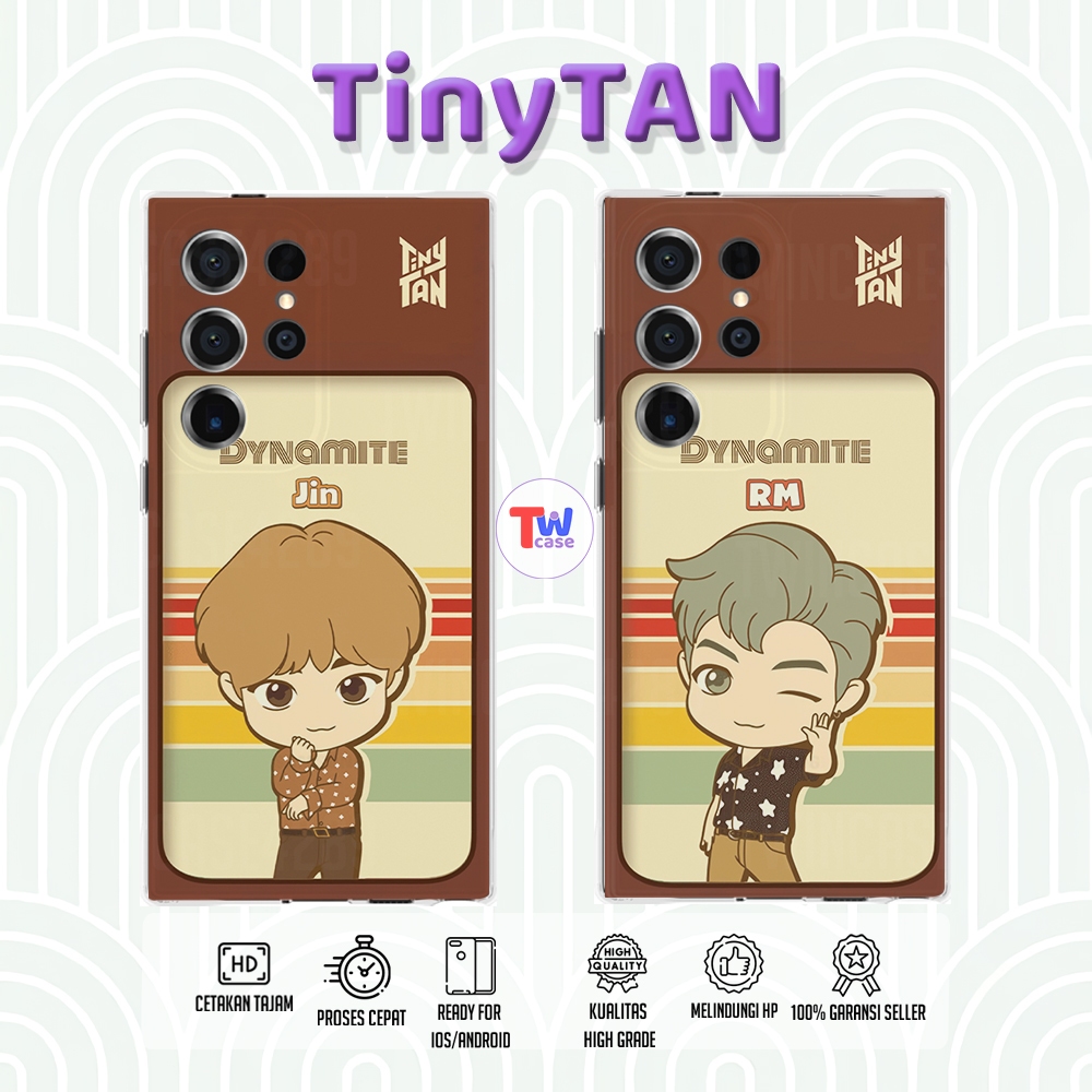 Casing HP TinyTAN Dynamite Softcase TPU High Grade TinyTAN Lucu Gemes Clear READY semua Varian