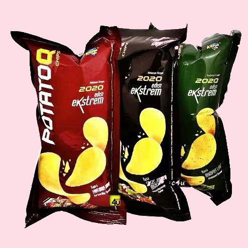 

【HALAL】Potato Q Chips ISI 10pcs - Snack Olahan Kentang RUMPUT LAUT SOSIS MEXICO KOREAN BBQ rasa