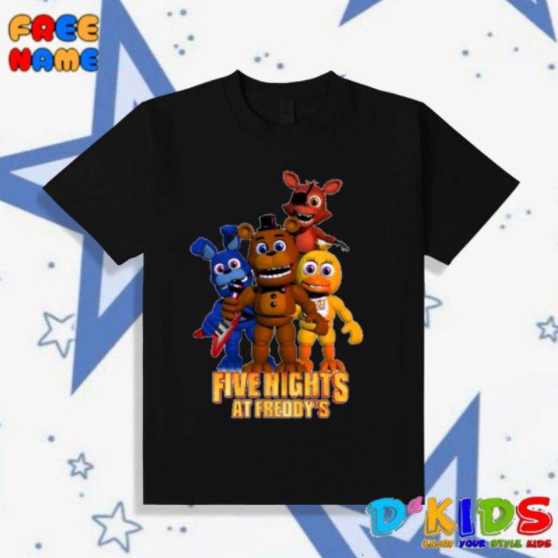 Kaos Anak Five Nights At Freddy's Terbaru Fashion Baju Anak Gambar FNAF Terbaru