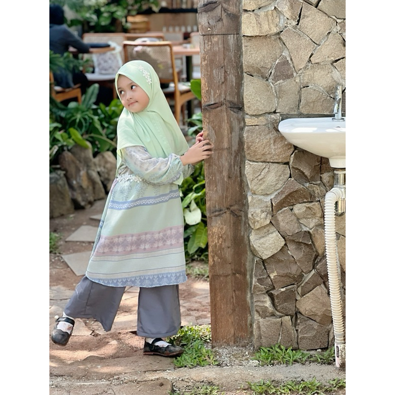 Tunik Anak set celana Zea Tunik ori by zorakids