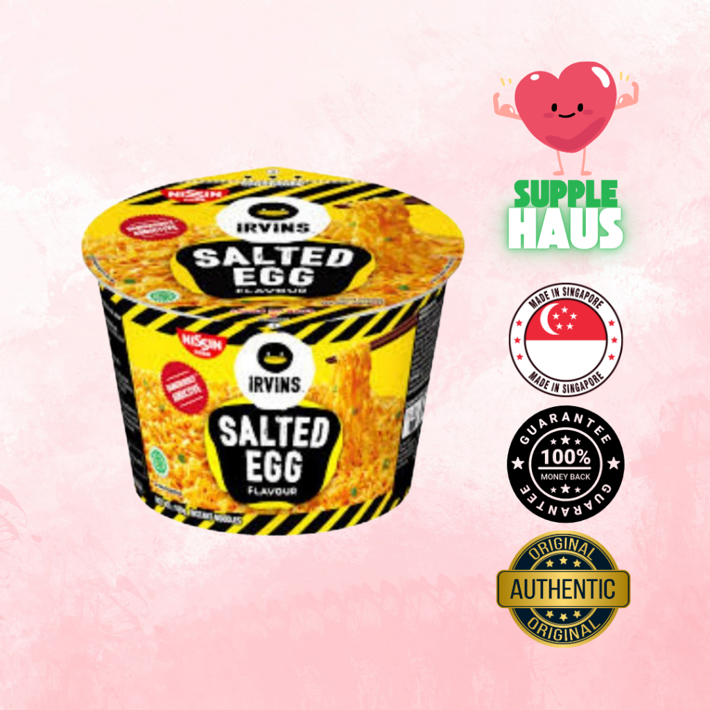 

Nissin Irvins Salted Egg Flavour Instant Noodles