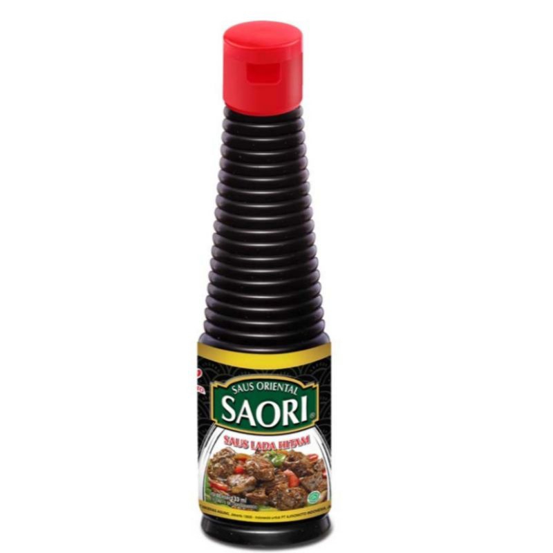 

Saori Saus Oriental Botol 133ml / Lada Hitam / Teriyaki / Tiram