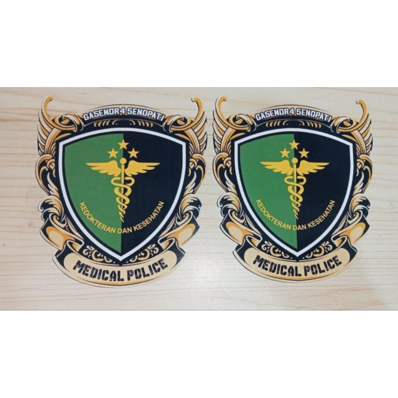 

Stiker DOKPOL Gasendra Senopati Kedokteran dan kesehatan Dokter Polisi FK FKG FKH MD perawat bidan dll