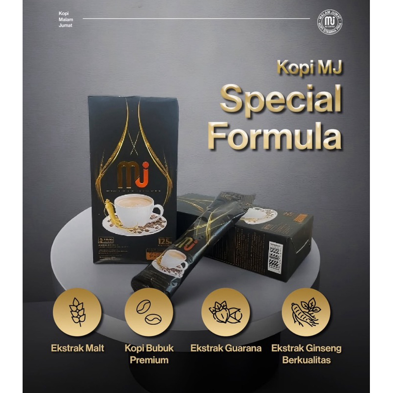 Kopi MJ Kopi Malam Jumat Penambah Stamina Pria BPOM