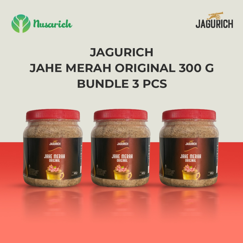

JAGURICH Jahe Merah Original 300gr 3pcs