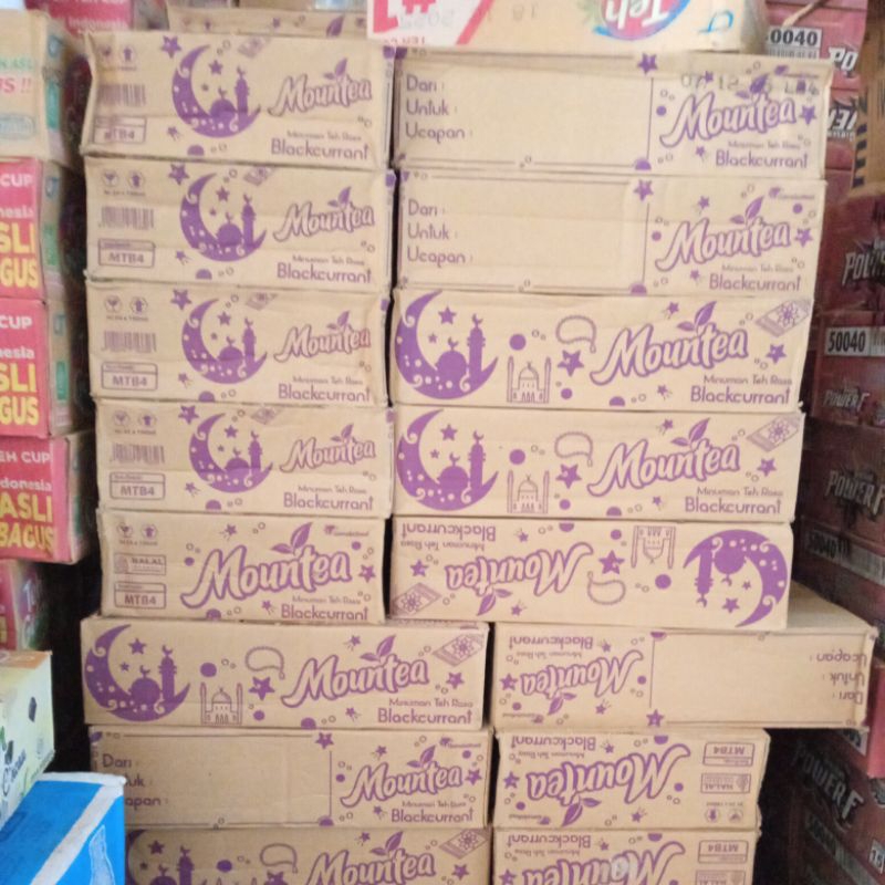 Minuman Mountea Blackcurrant 160ml/ds