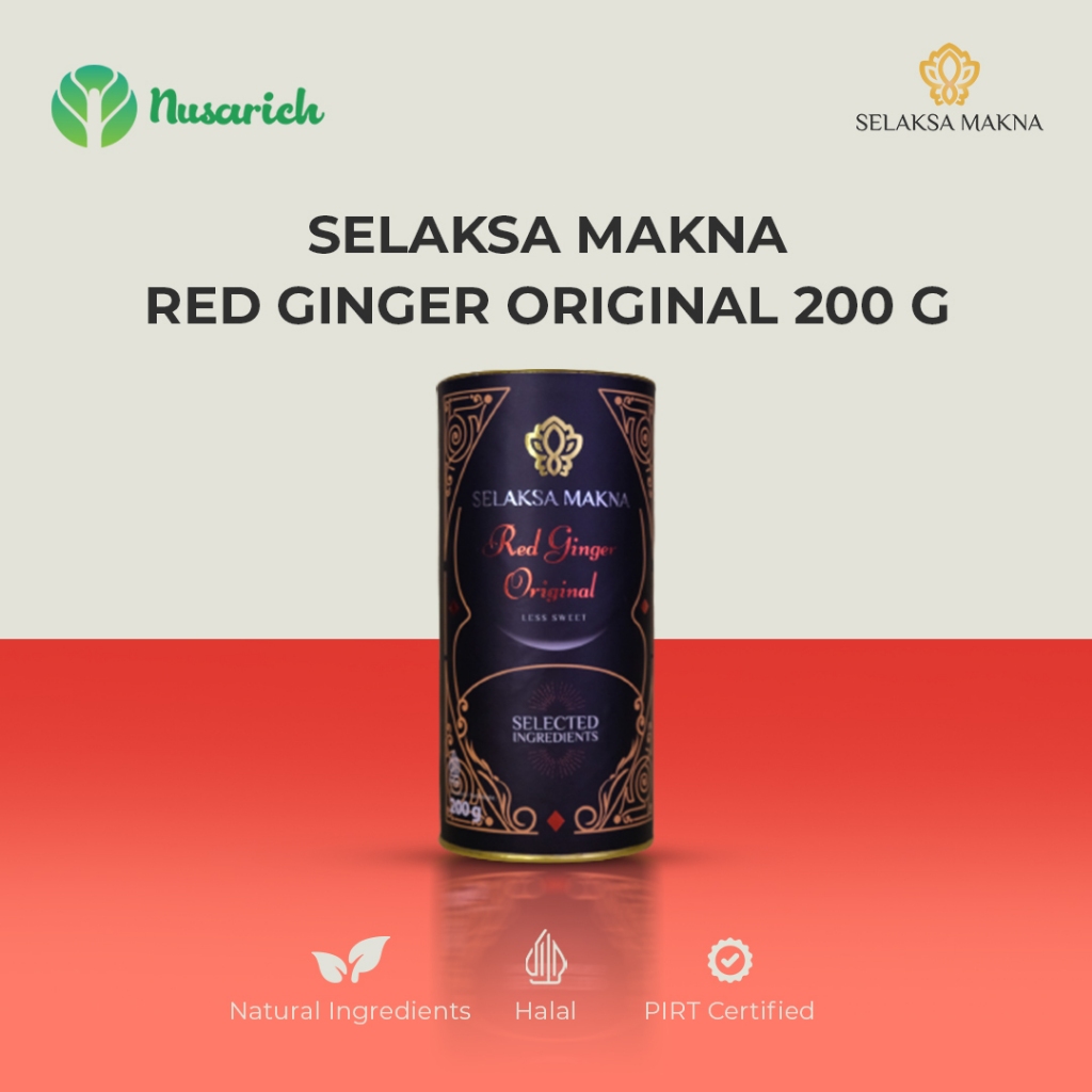 

NO_MORE Selaksa Makna Red Ginger Original Can 200 Gr