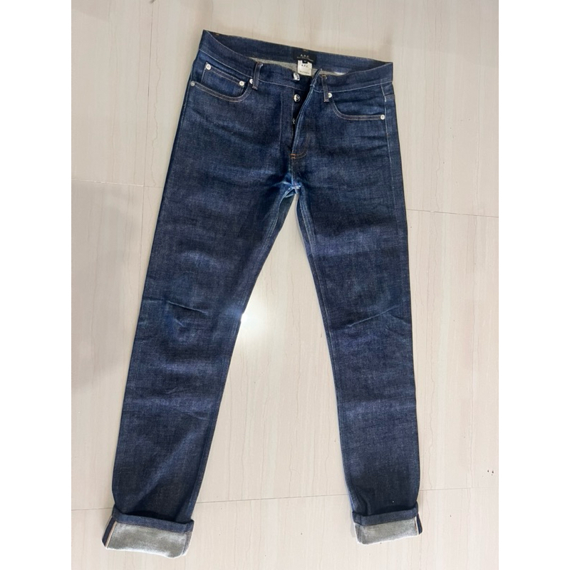 apc petit new standard jeans selvedge