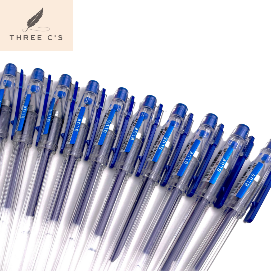 

Pulpen Pena Gel Pen Biru Enak 0.28 mm BOXER