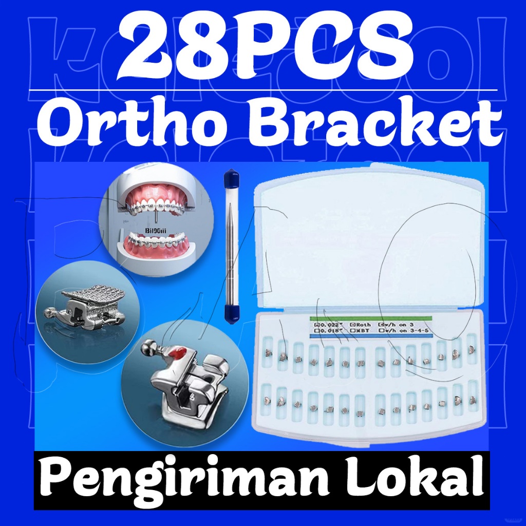 0.022‘’ MBT Anti Karat Ortho Bracket Orthodontic Self Ligating Behel Dental Comfort Original Perawat