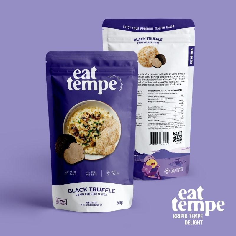 

EatTempe - Keripik Tempe 50g Rasa Truffle