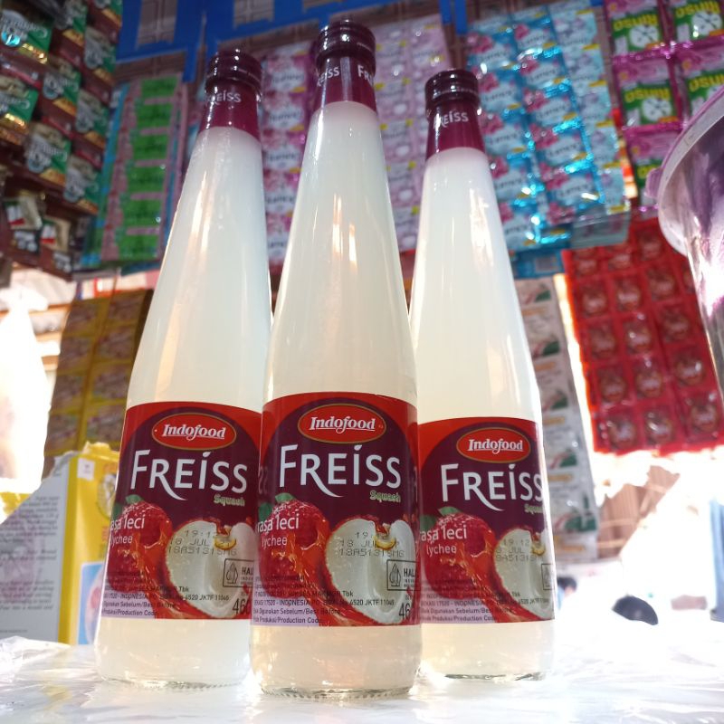 

Indofood/FREISS Squash/ Sirup Rasa Leci (1botol 460ml)