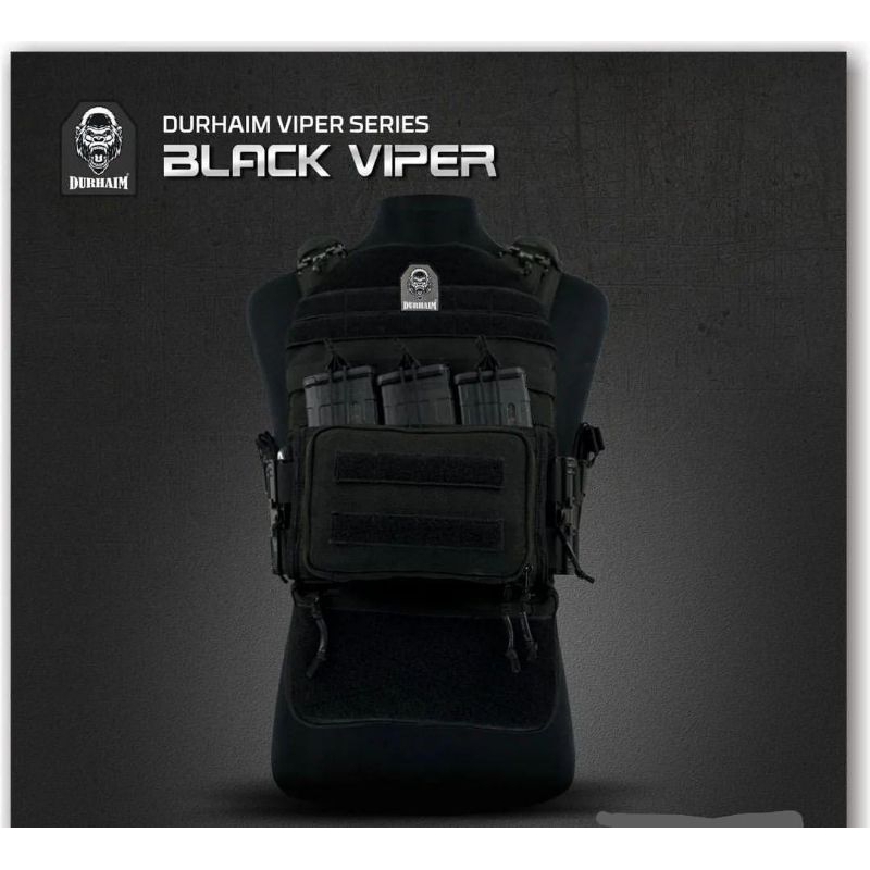 BODY VEST DURHAIM BLACK VIPER
