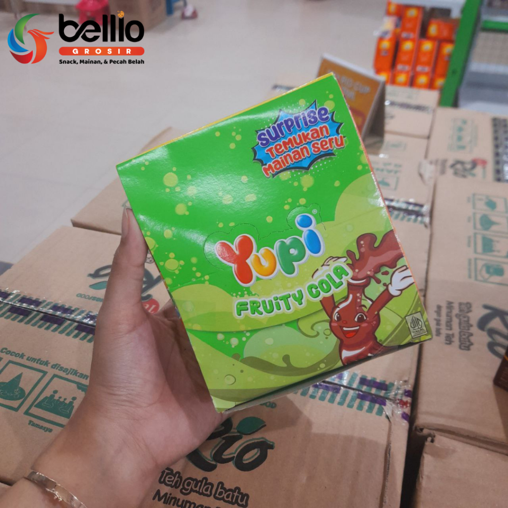 

Permen Yupi Fruity Cola Box Isi 24Pcs