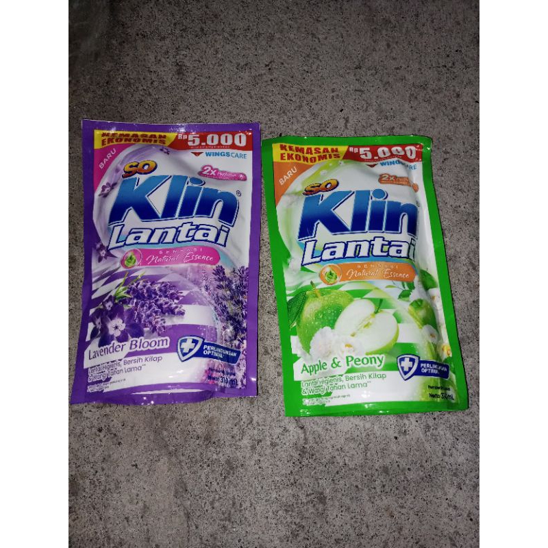 soklin lantai refill 310 ml