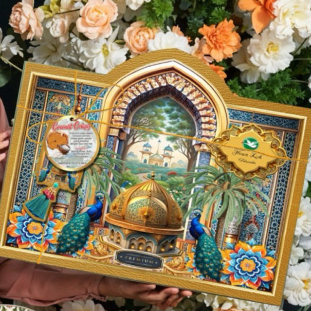 

Hampers premium lebaran/ idul fitrikue kering coconut crispy 500 gr