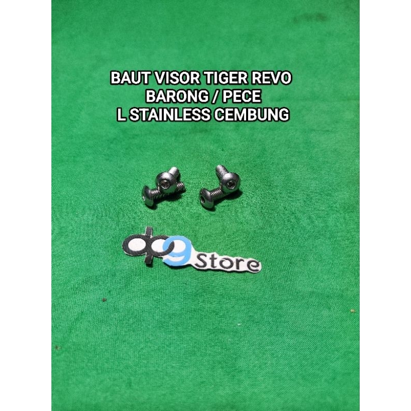 BAUT VISOR TIGER REVO TIREV BARONG PECE L STAINLESS CEMBUNG