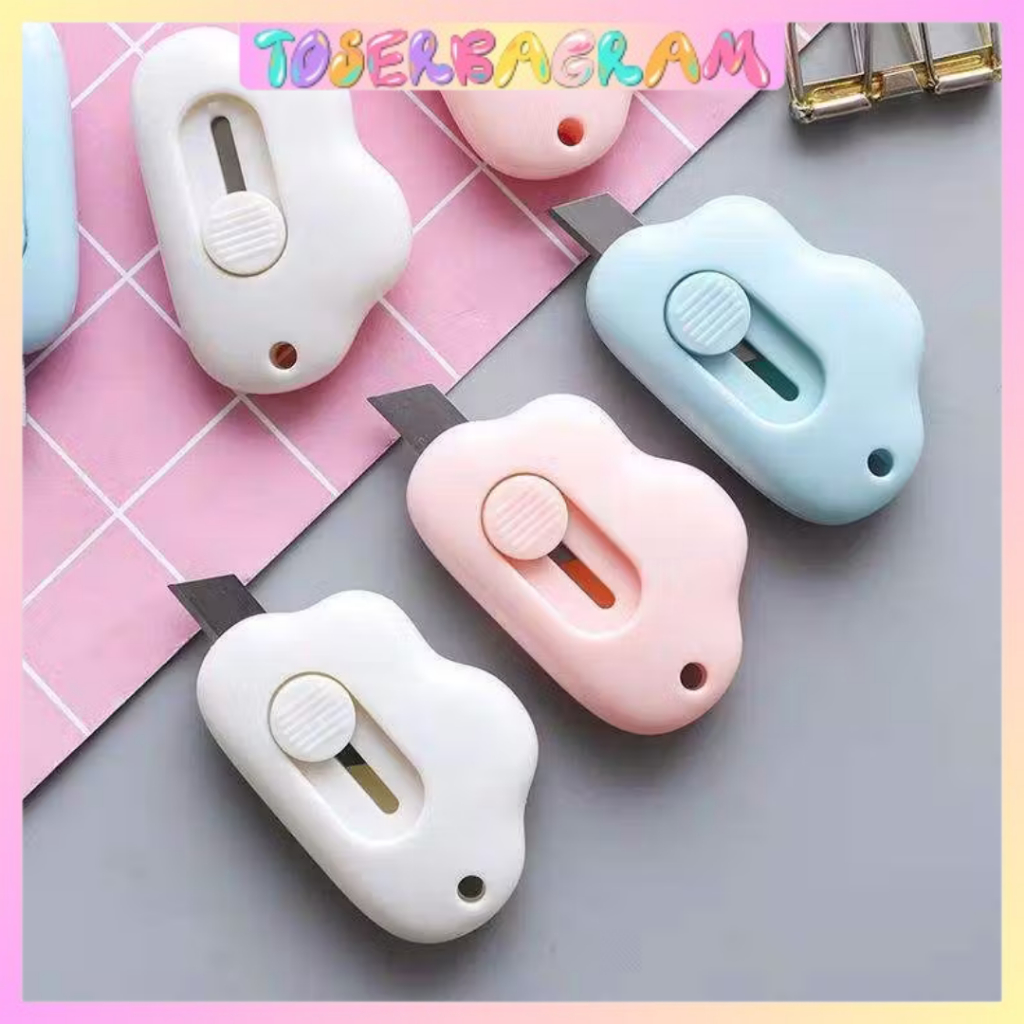 

Cutter Mini Bentuk Awan Pisau Kecil Presisi Pisau Mini Serbaguna Cutter
